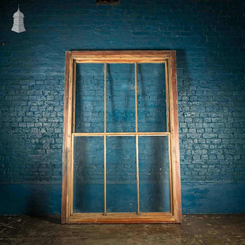 Sliding Sash Window, Edwardian, 8ft High, Hardwood