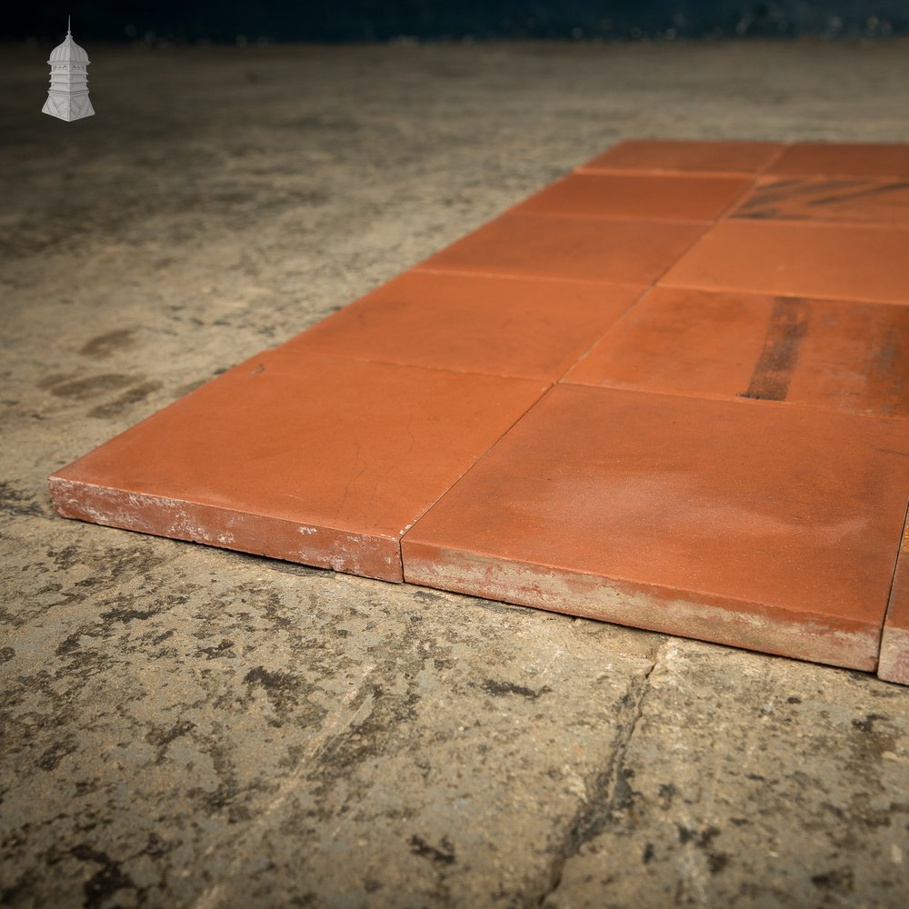 Red Quarry Tiles 6” x 6”, Batch of 498 – 11 Square Metres