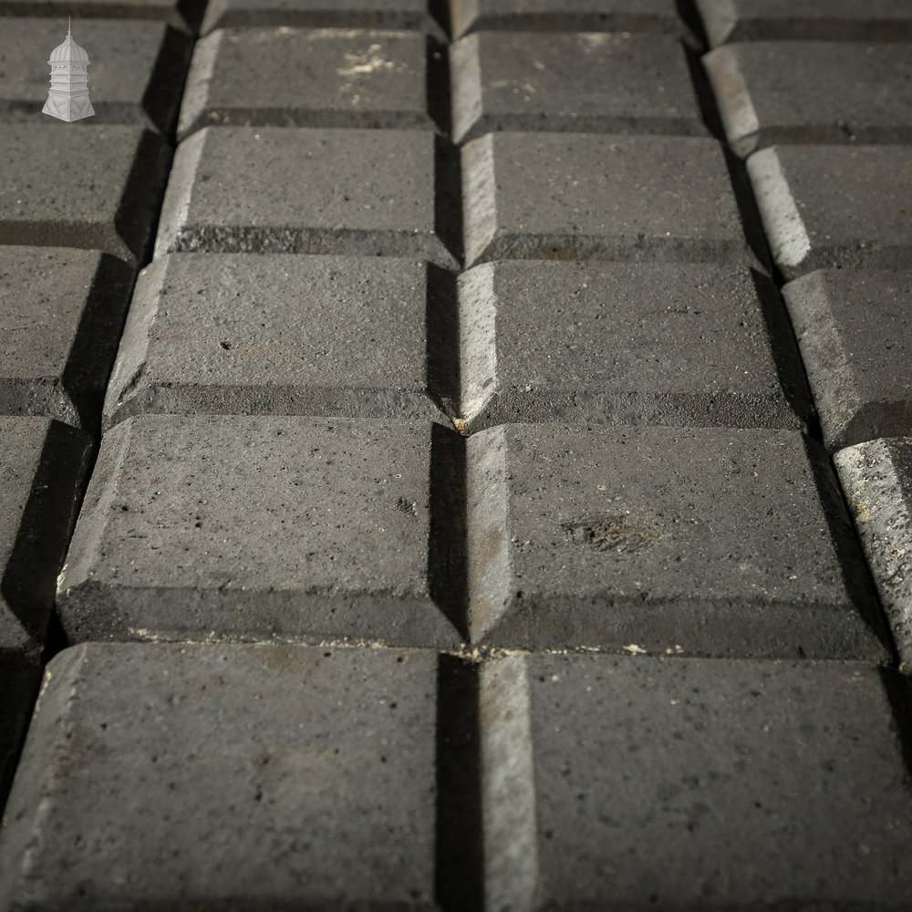 Reclaimed Stable Bricks, Staffordshire Blue 2 Block, Batch of 117 - 3 Square Metres