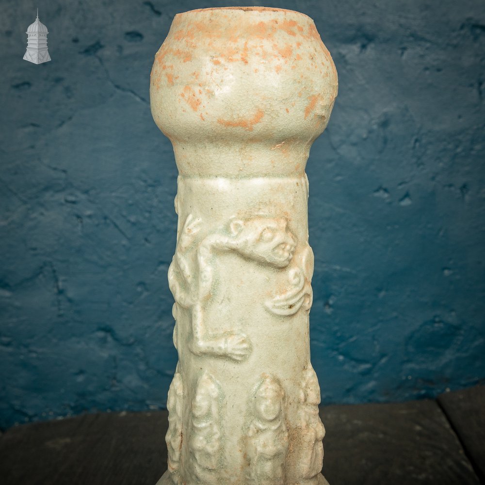 Qingbai Funerary Vases, pair of ceremonial burial urns Sony dynasty