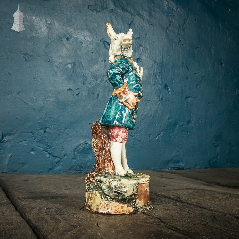A Good Servant Ceramic Figurine, 19th C