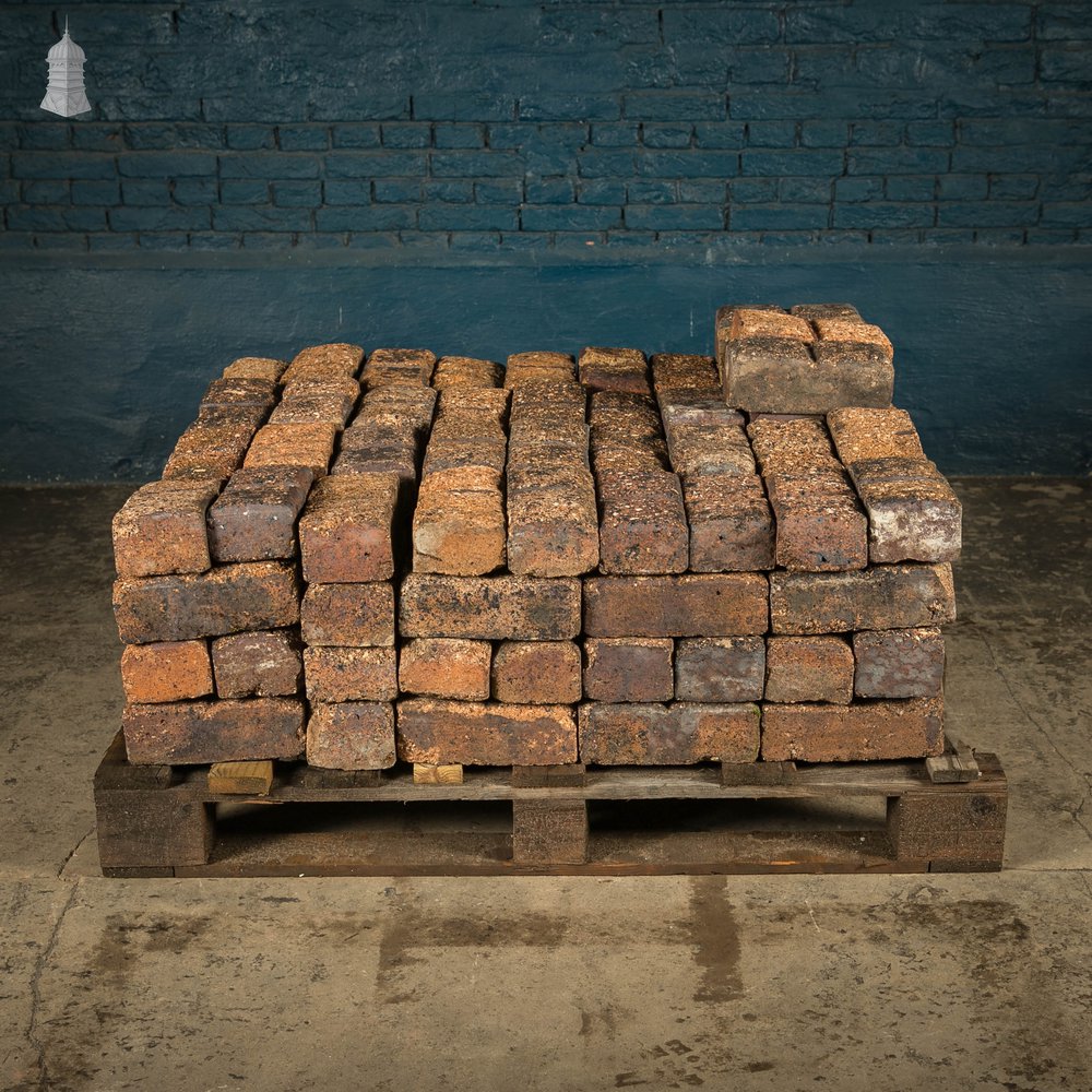 Stable Block Pavers, 2 Block Staffordshire Blue, Worn Face, Batch of 148 – 4 Square Metres