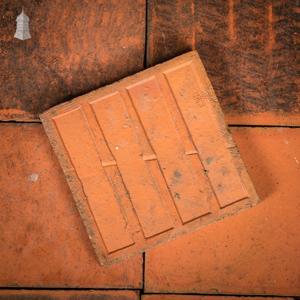 Red Quarry Tiles, 6” x 6” Batch of 215 – 4.5 Square Metres