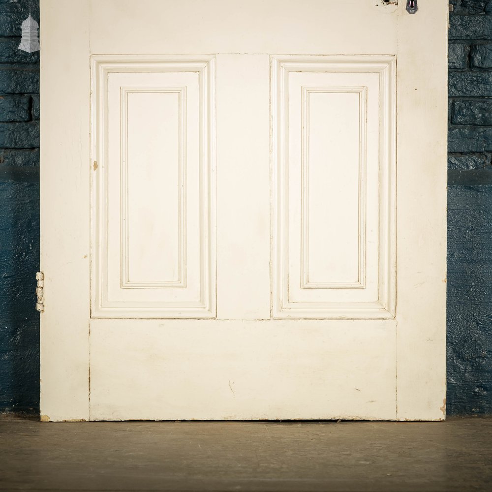 Moulded Panelled Door, White Painted Pine