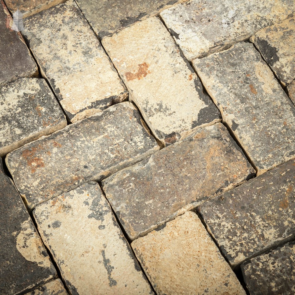 Reclaimed Floor Bricks, Staffordshire Blue Floor Bricks, Batch of 595 - 13.7 Square Metres