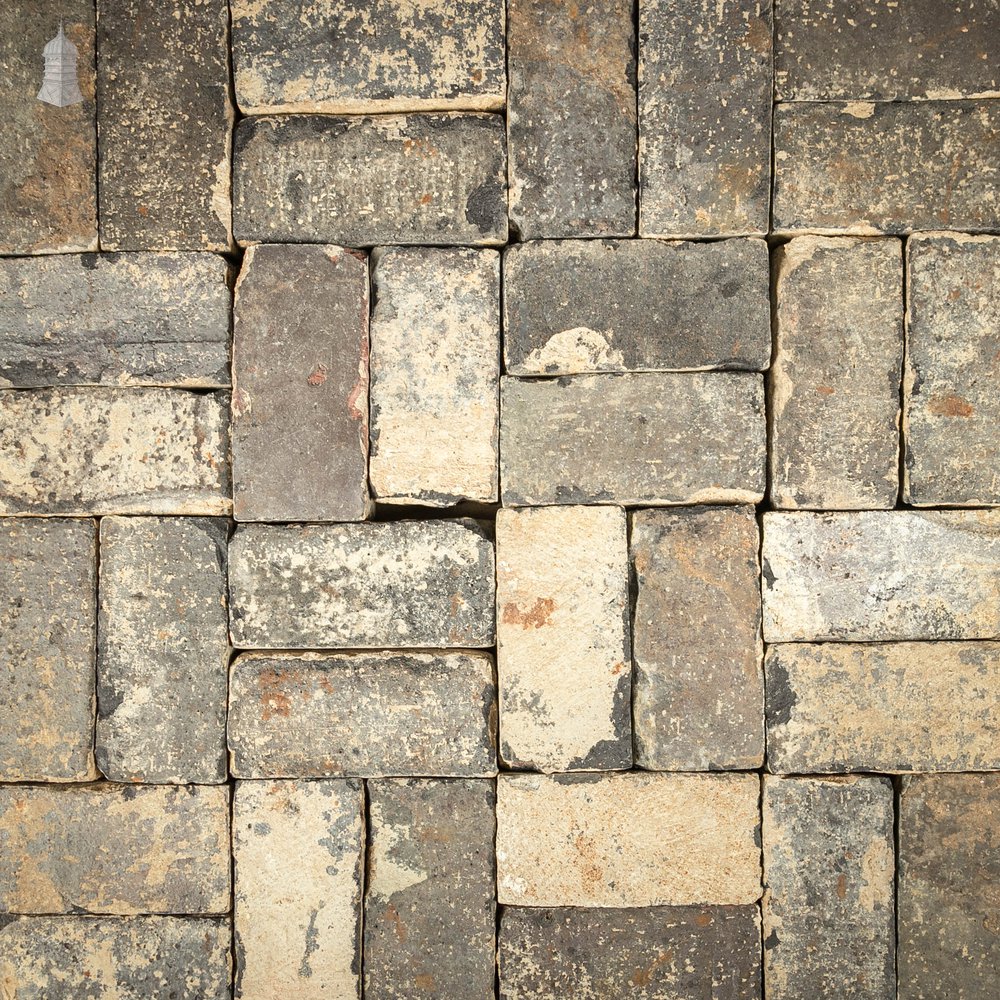Reclaimed Floor Bricks, Staffordshire Blue Floor Bricks, Batch of 595 - 13.7 Square Metres