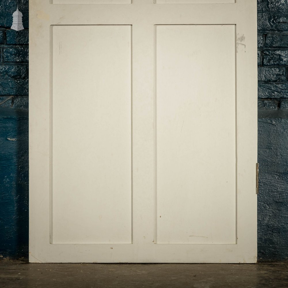 Shaker Style Door, 4 Panel White Painted Pine