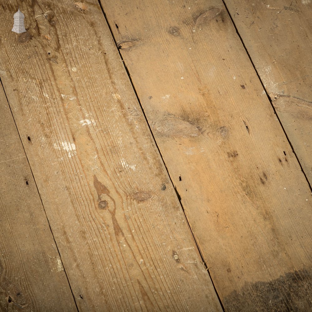 Reclaimed Pine Floorboards, 8.5” Wide - Batch of 20 Square Metres