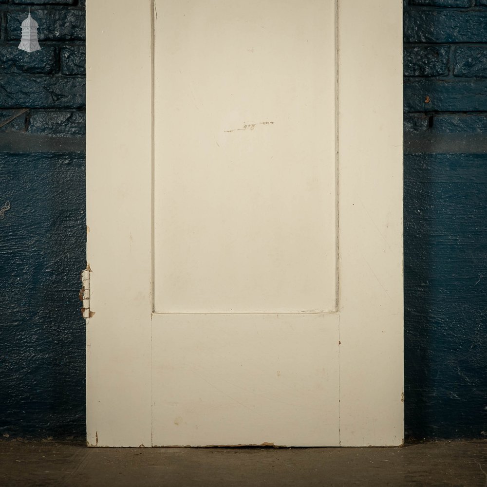 Pine Cupboard Door, 2 Panel White Painted
