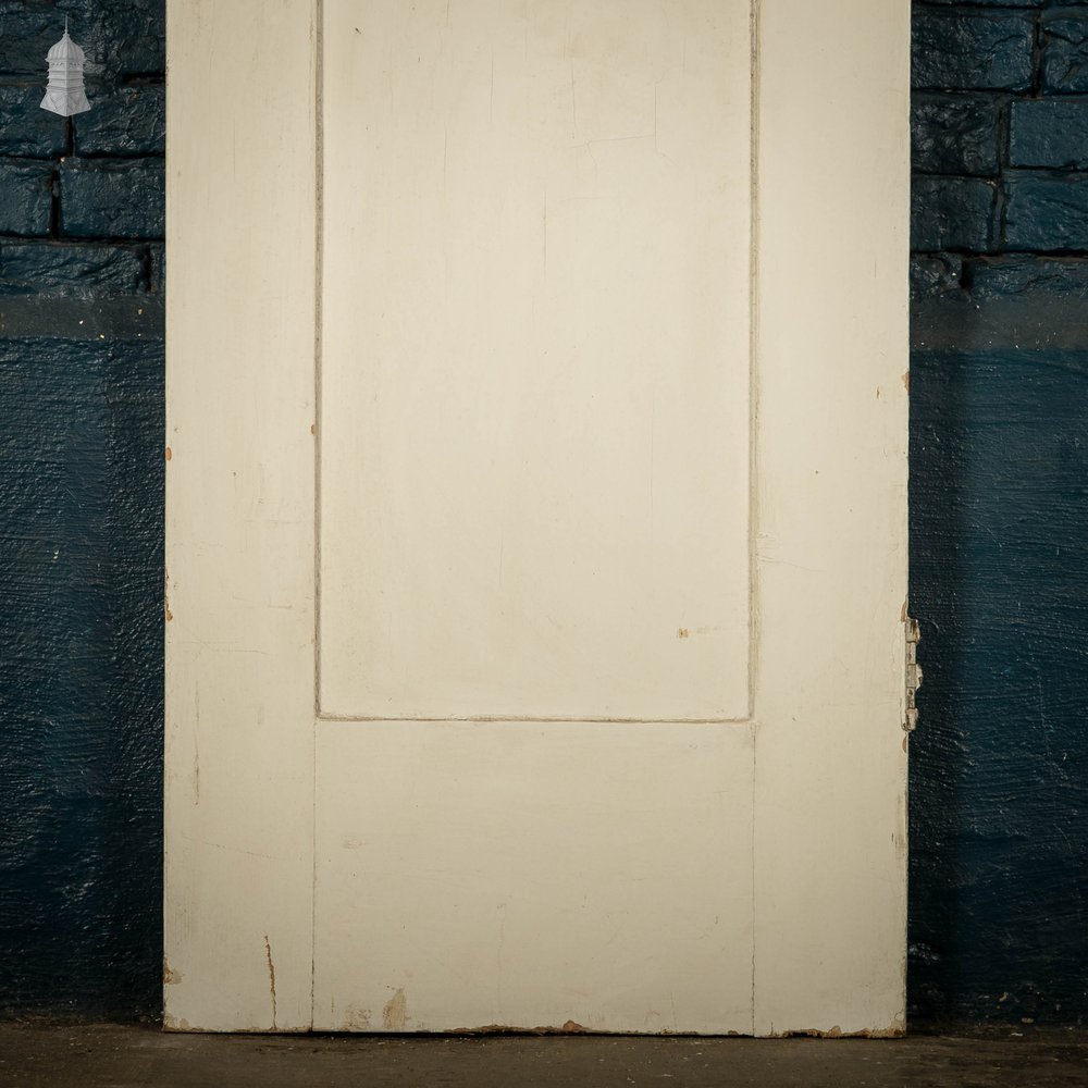 Pine Cupboard Door, 2 Panel White Painted