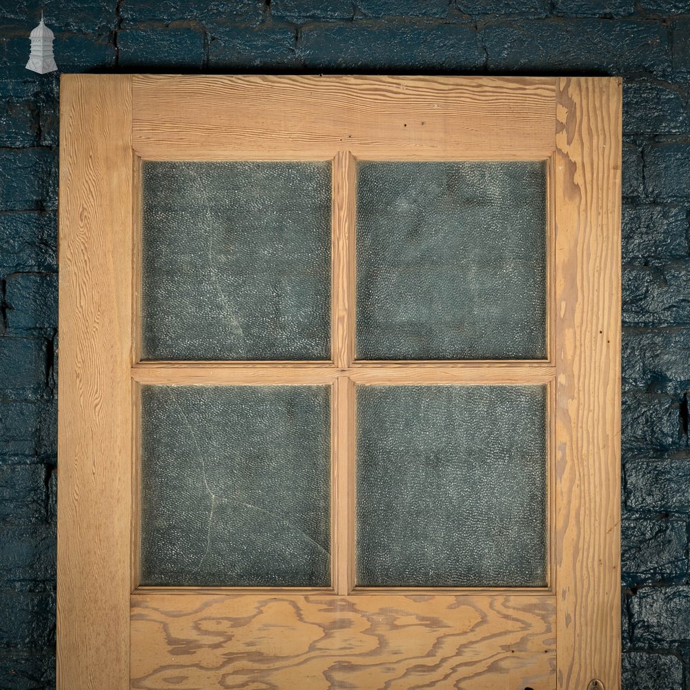 Half Glazed Door, 4 Glazed Over 1 Panel, Pine