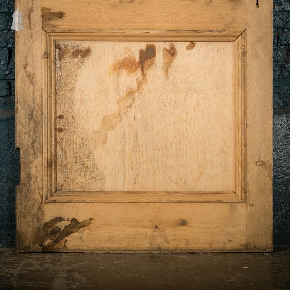 Half Glazed Door, Pine Moulded 2 Panel