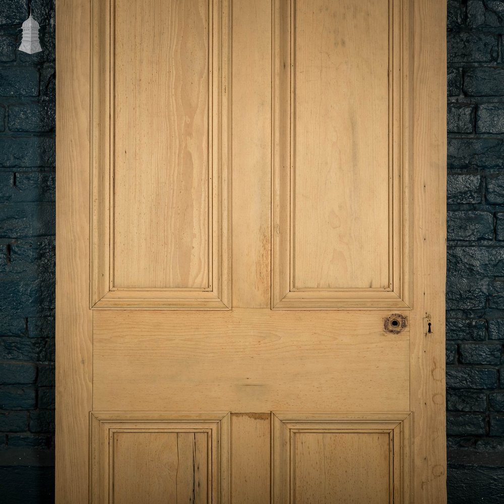 Pine Panelled Door, 5 Moulded Panel