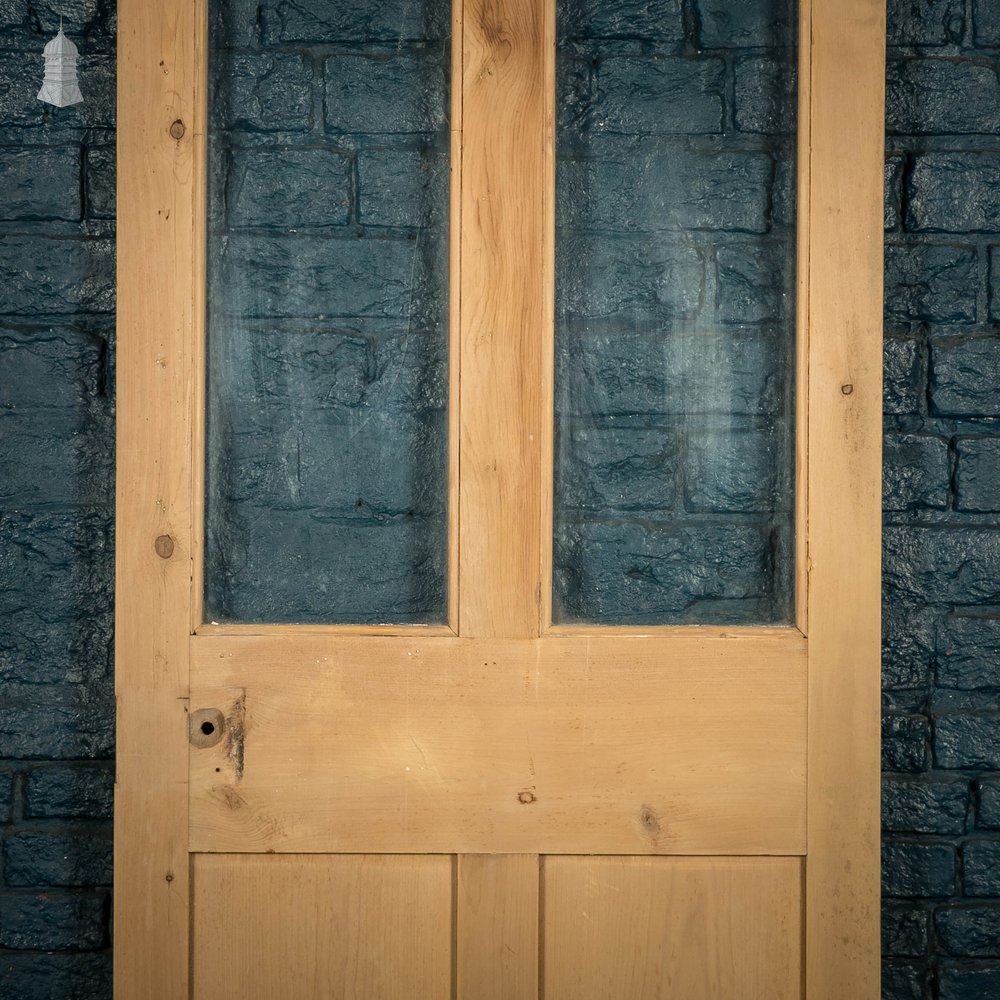 Half Glazed Door, Moulded Pine 4 Panel