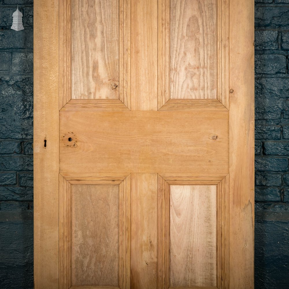 Pine Panelled Door, Victorian Style Moulded 5 Panel