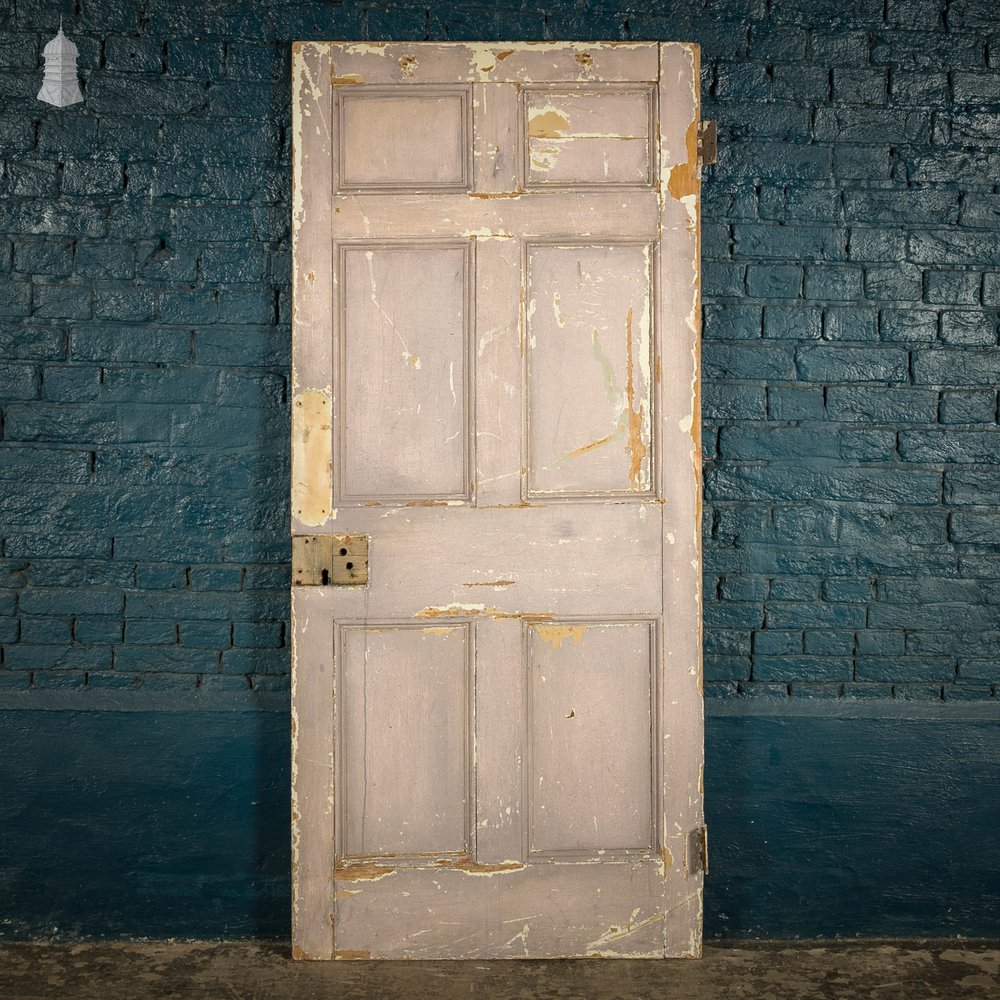Pine Panelled Door, Moulded 6 Panel