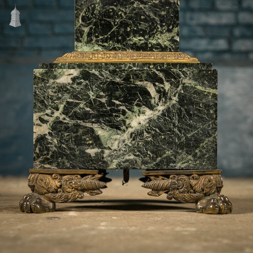 Marble Column Plinth Stand, 19th C French Empire