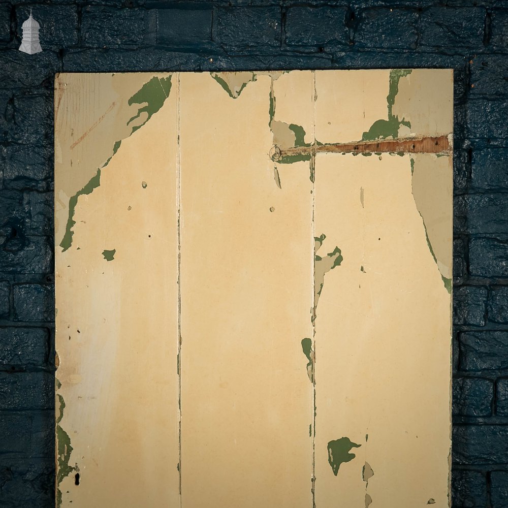Ledged Plank Door, Distressed Painted Finish