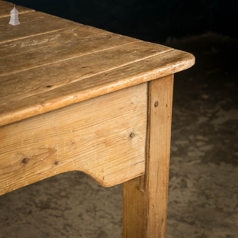 Scullery Kitchen Table, 18th C Pine Farmhouse Dining Table