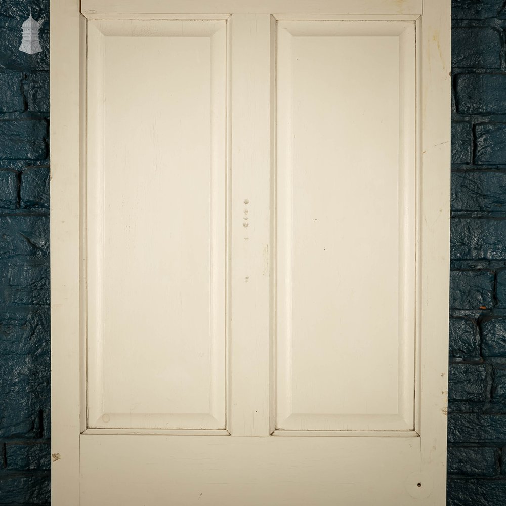 Pine Panelled Door, 6 Panel White Painted