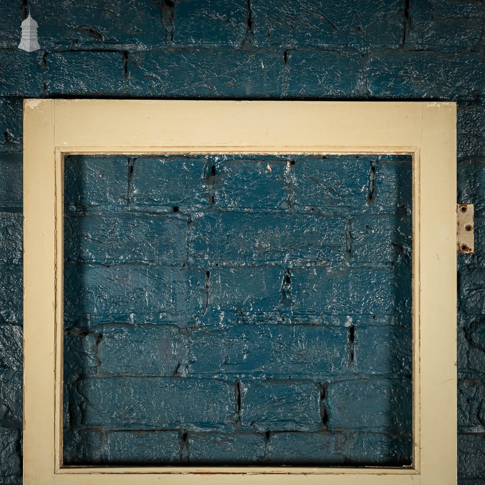 Glazed Pine Door, 3 Panel Painted Pine Missing Glazing