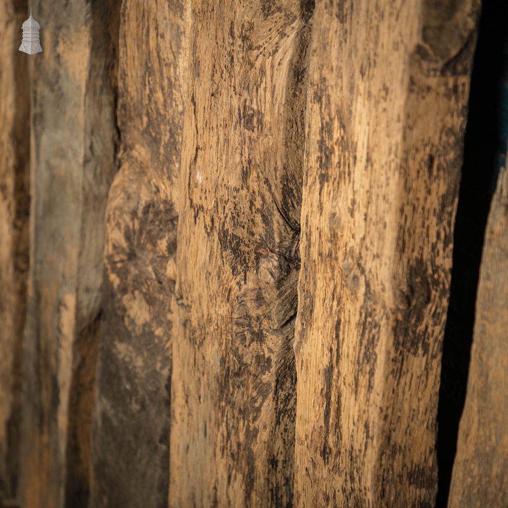 Distressed Oak Pilings, Weathered Natural Finish Batch of 39 – 11 Square Metres