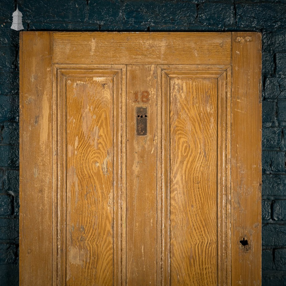Pine Panelled Door, Moulded 4 Panel Front Door