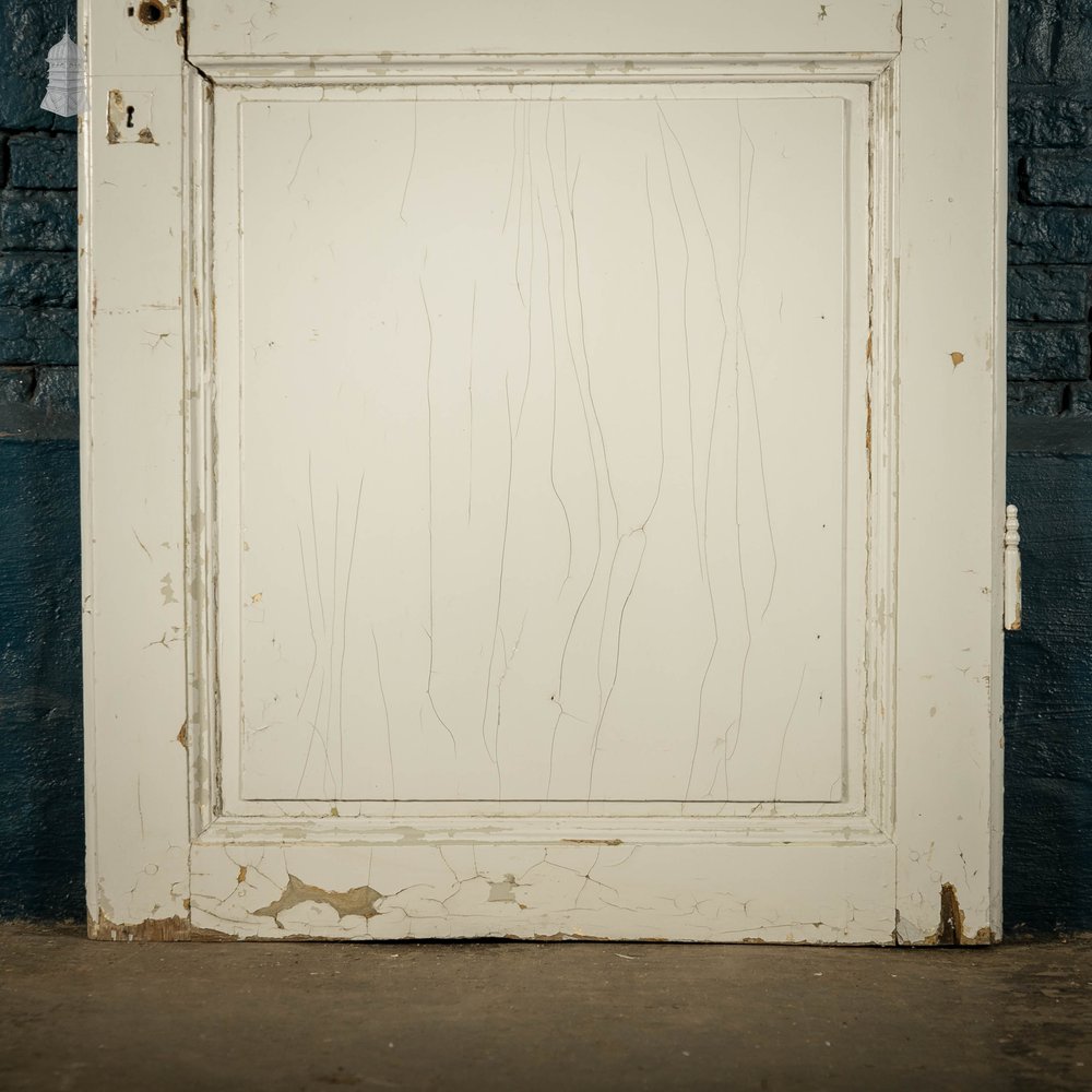 Pine Panelled Door, French Style, Painted 2 Panel