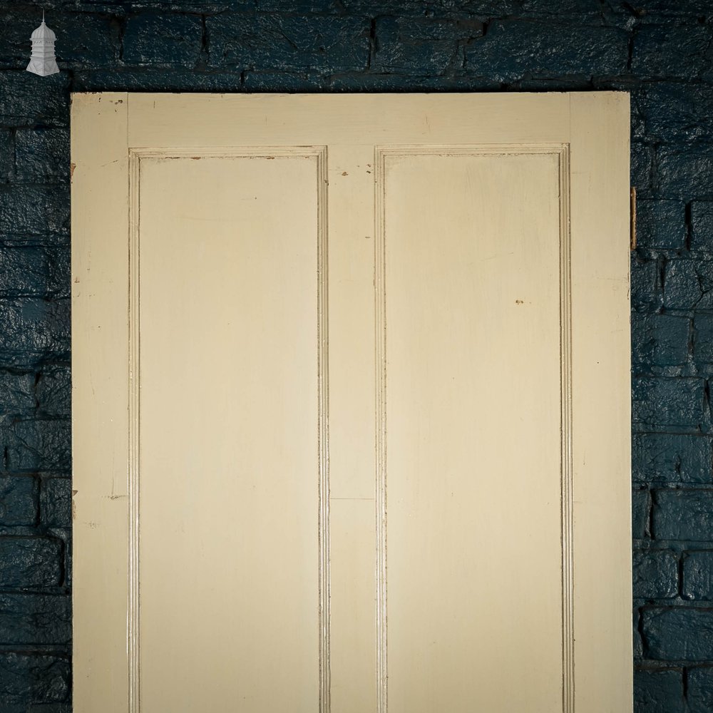 Pine Panelled Door, 4 Panel White Painted