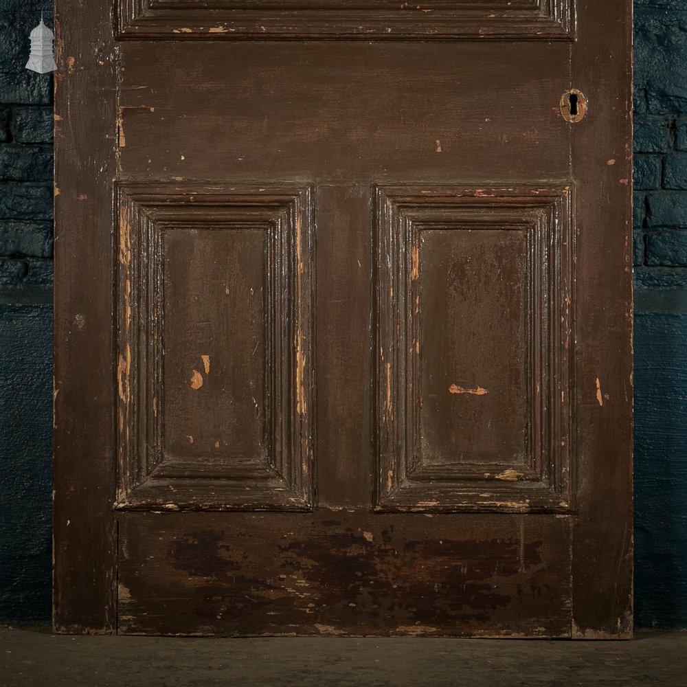 Pine Panelled Door, Moulded 5 Panel Front Door