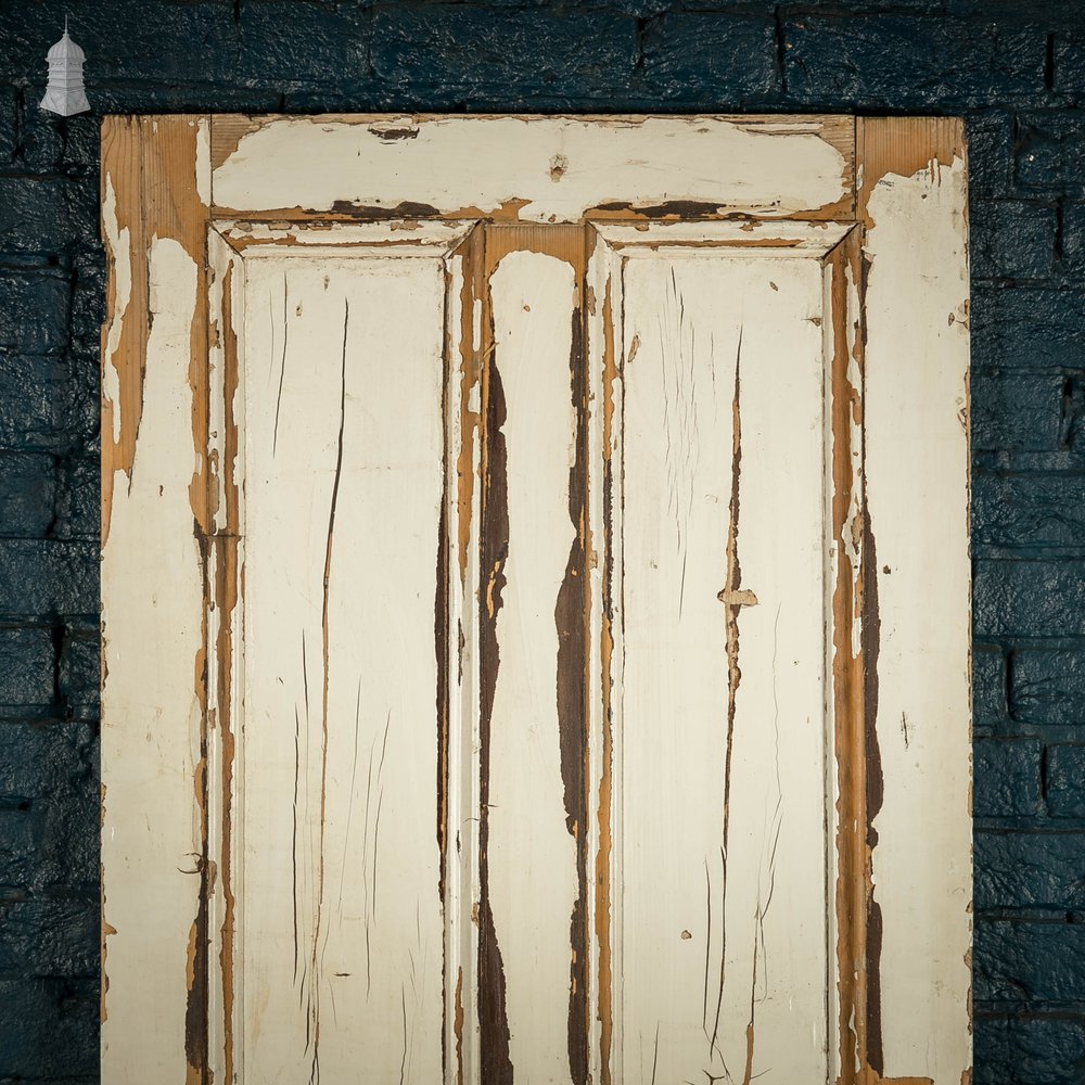 Pine Panelled Door, Moulded 4 Panel