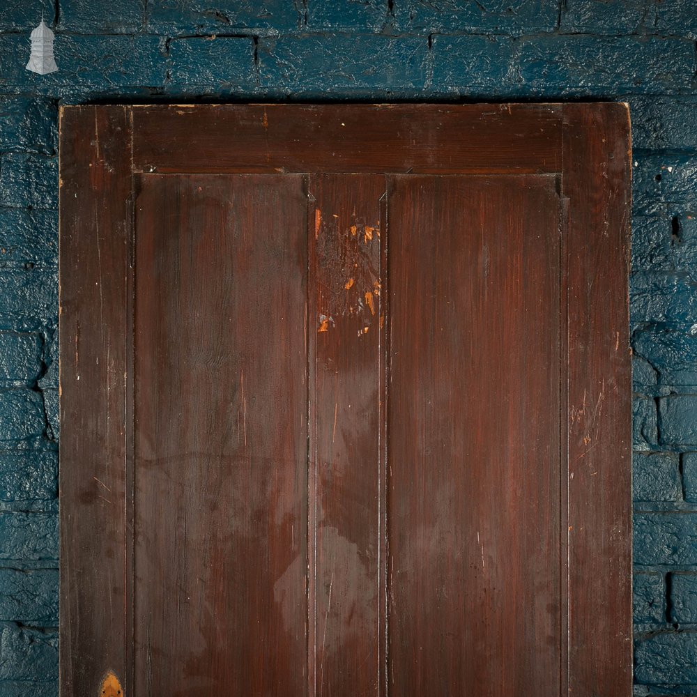 Pitch Pine Panelled Door, 4 Panel