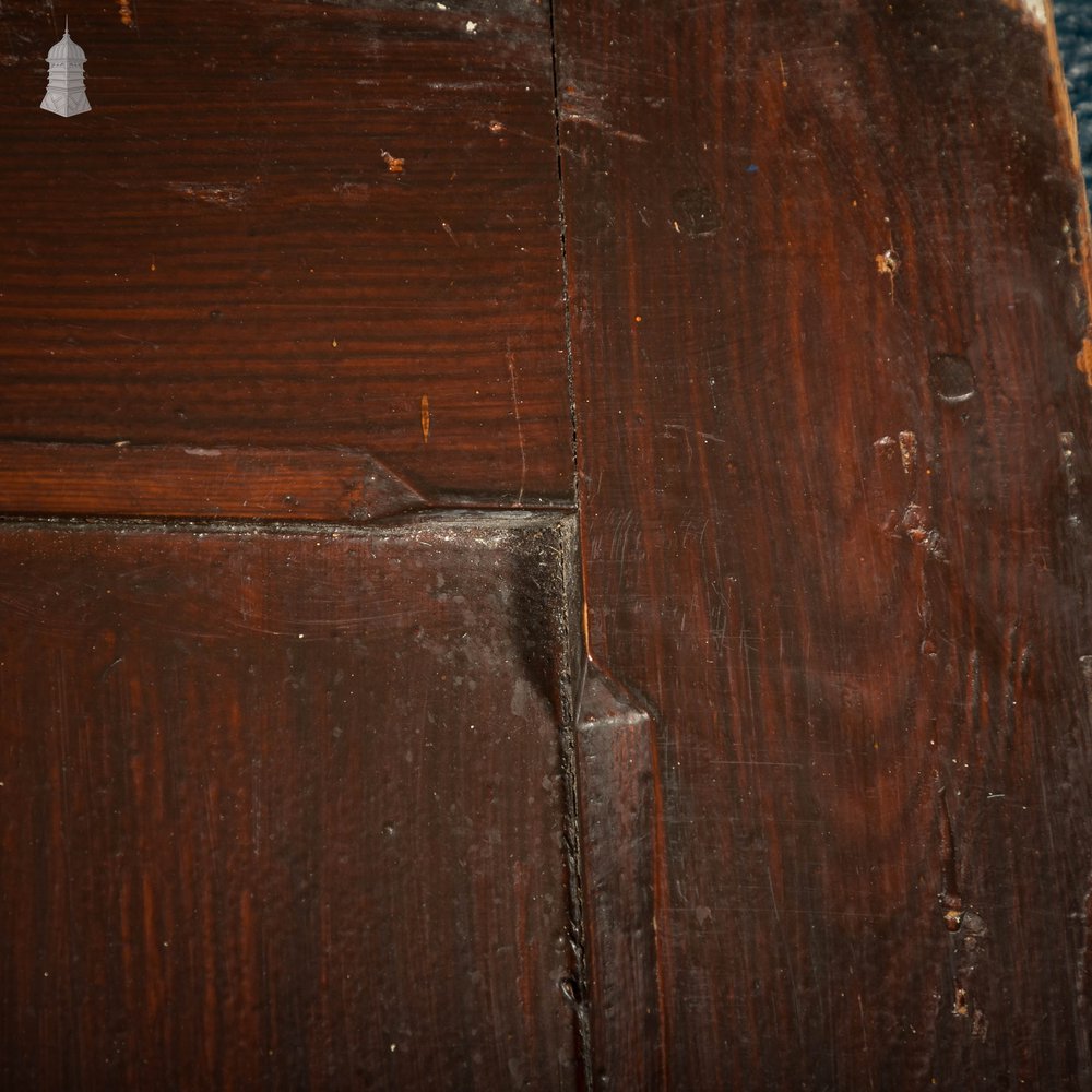 Pitch Pine Panelled Door, 4 Panel