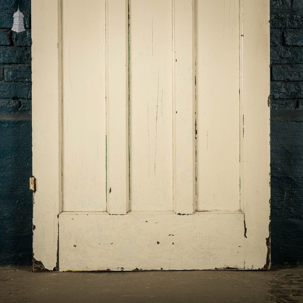 1930’s Style Door, 1 over 3 Panelled Door, White Painted Finish