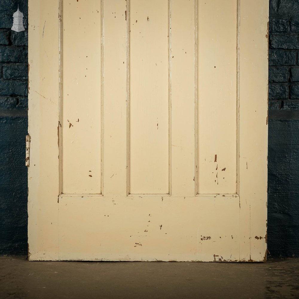 1930’s Style Door, 1 over 3 Panelled Door, White Painted Finish