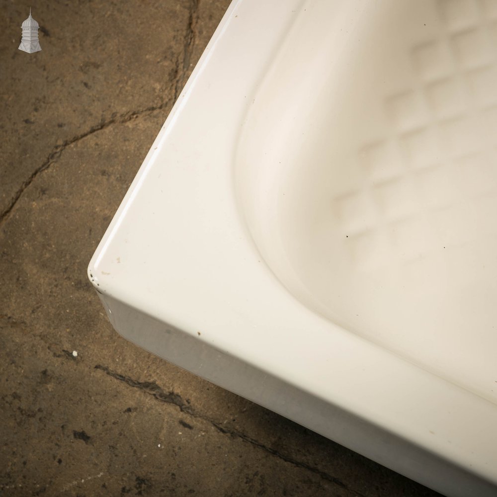 Twyfords Shower Tray, 20th C White Ceramic