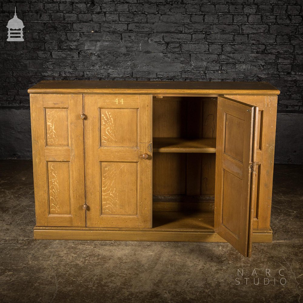 NARC STUDIO Scumble Glazed ‘Ebenezer Sideboard’ Built From Pew Components Dated 1868