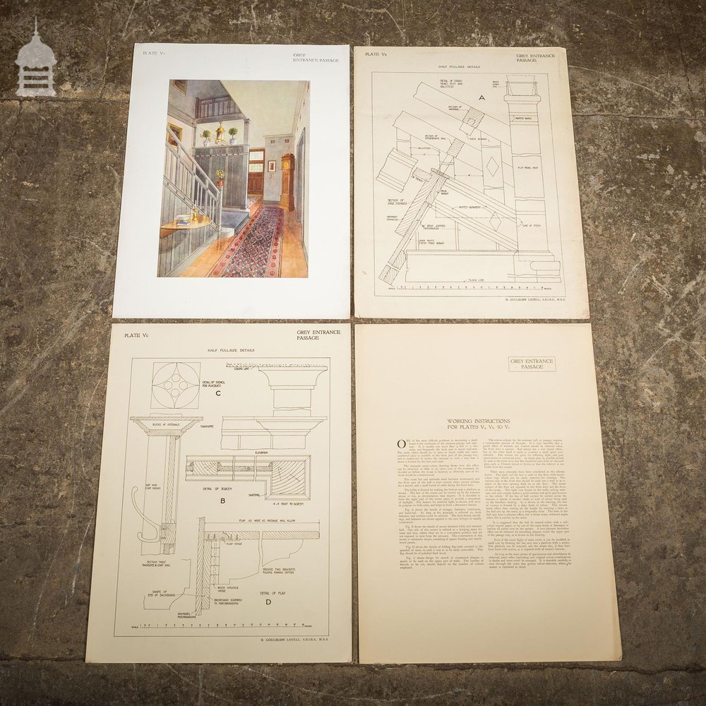 R. Gouldburn Lovell Home Interiors A Practical Work on Colour Decoration and Furnishing sections Two, Three, Four and Five