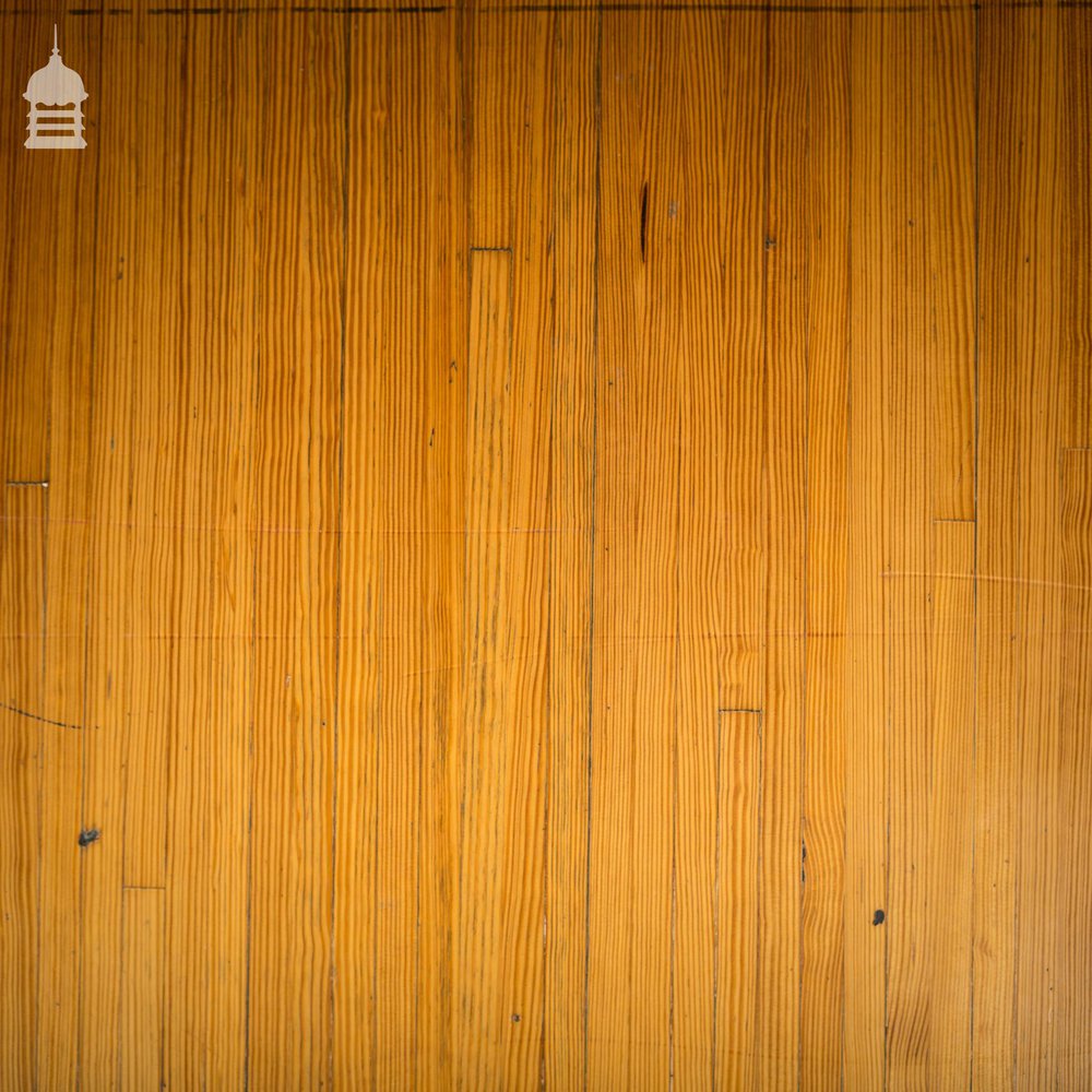 Reclaimed Pitch Pine Bowling Alley Section