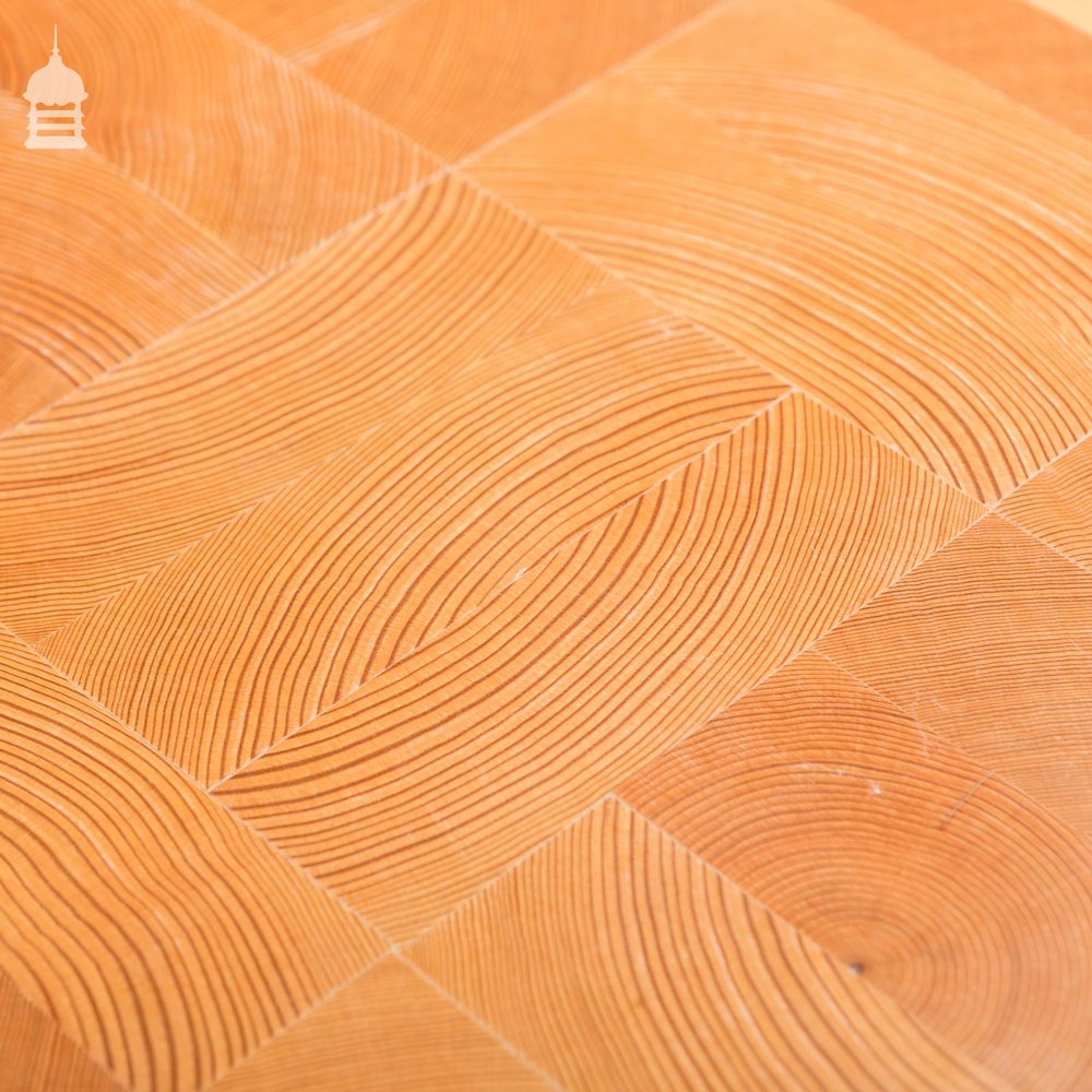 End Grain Columbian Pine Block Parquet Flooring