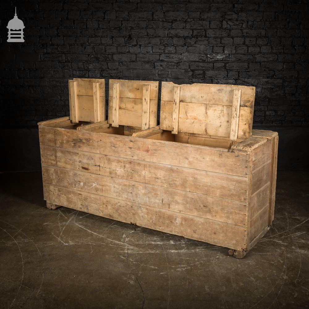 Victorian Pine Grain Bin Storage Box