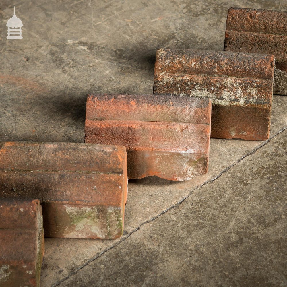 Batch of 60 Reclaimed Bullnose Red Brick Specials
