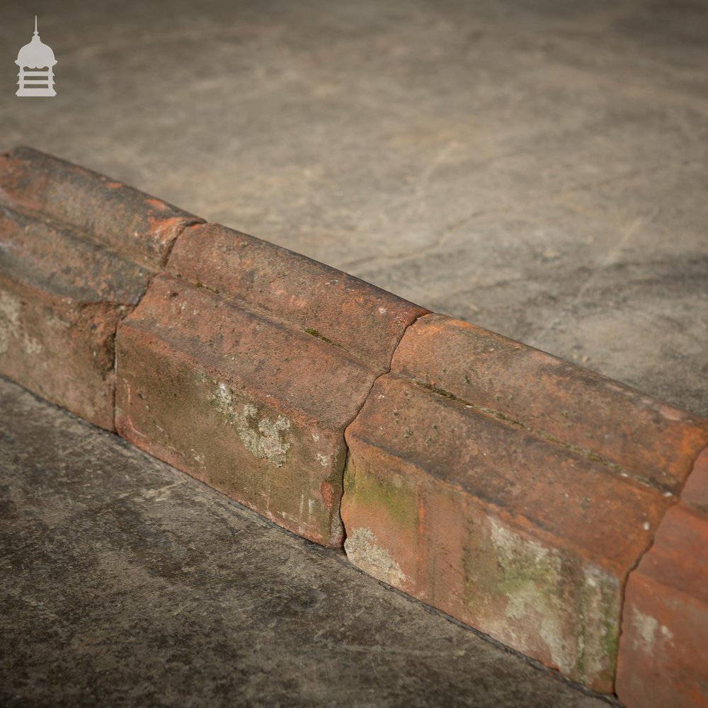 Batch of 60 Reclaimed Bullnose Red Brick Specials