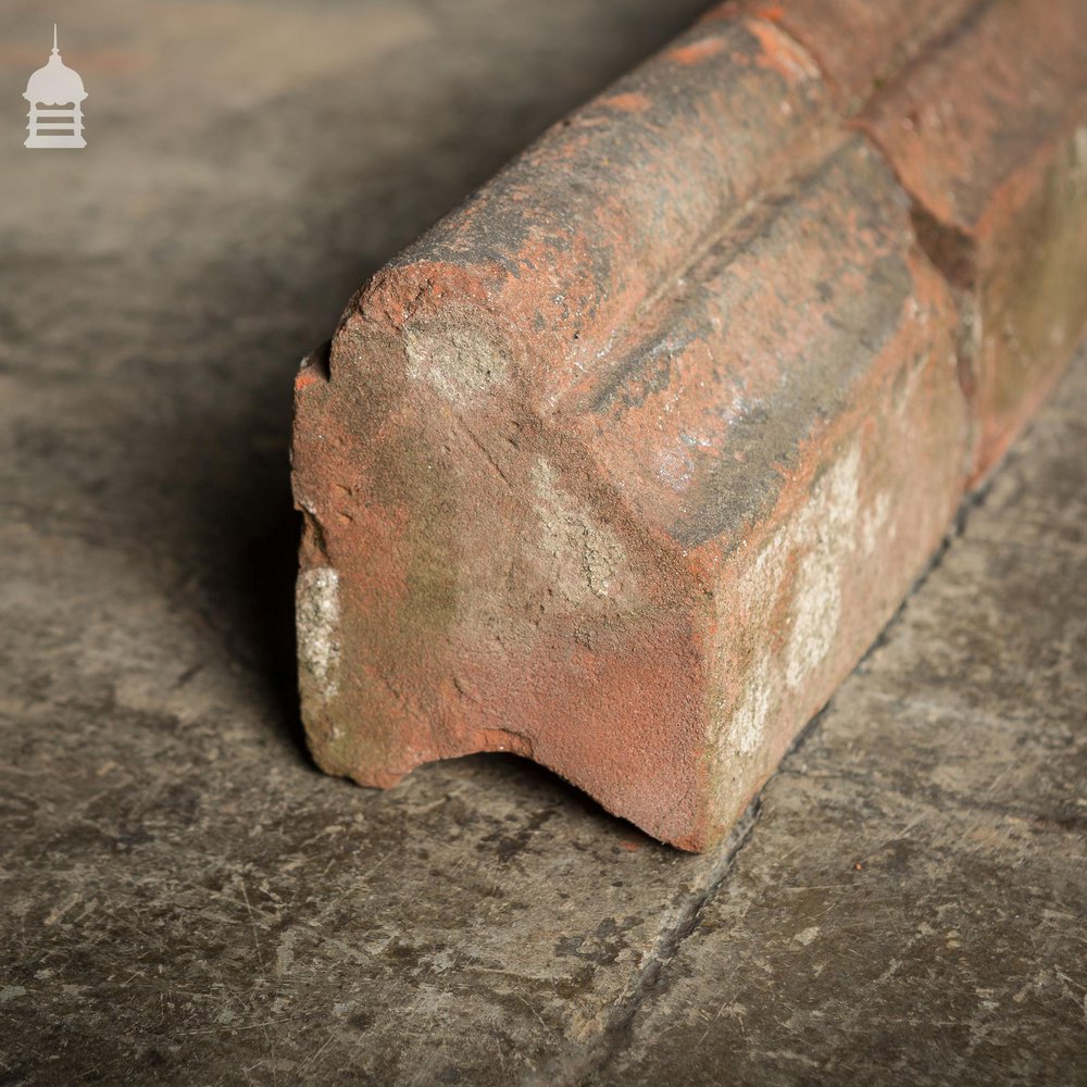 Batch of 60 Reclaimed Bullnose Red Brick Specials