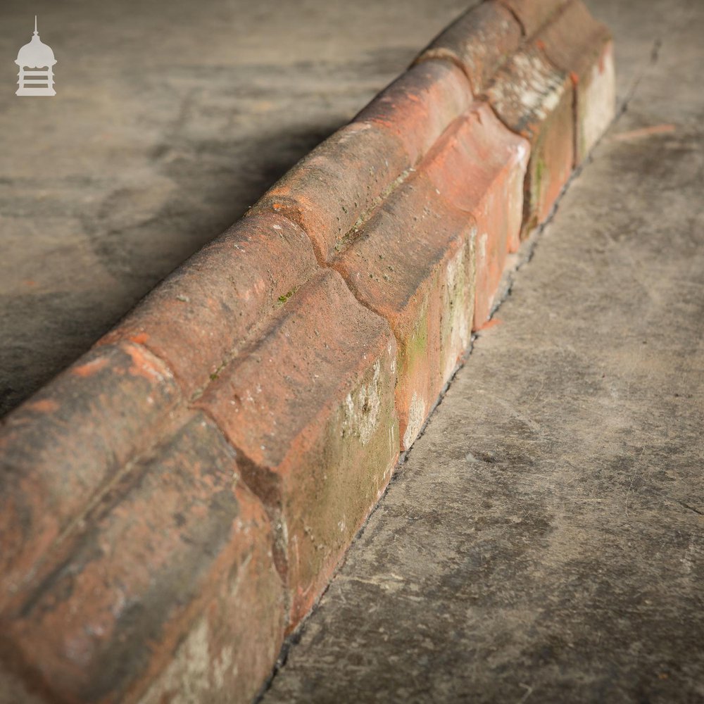 Batch of 60 Reclaimed Bullnose Red Brick Specials