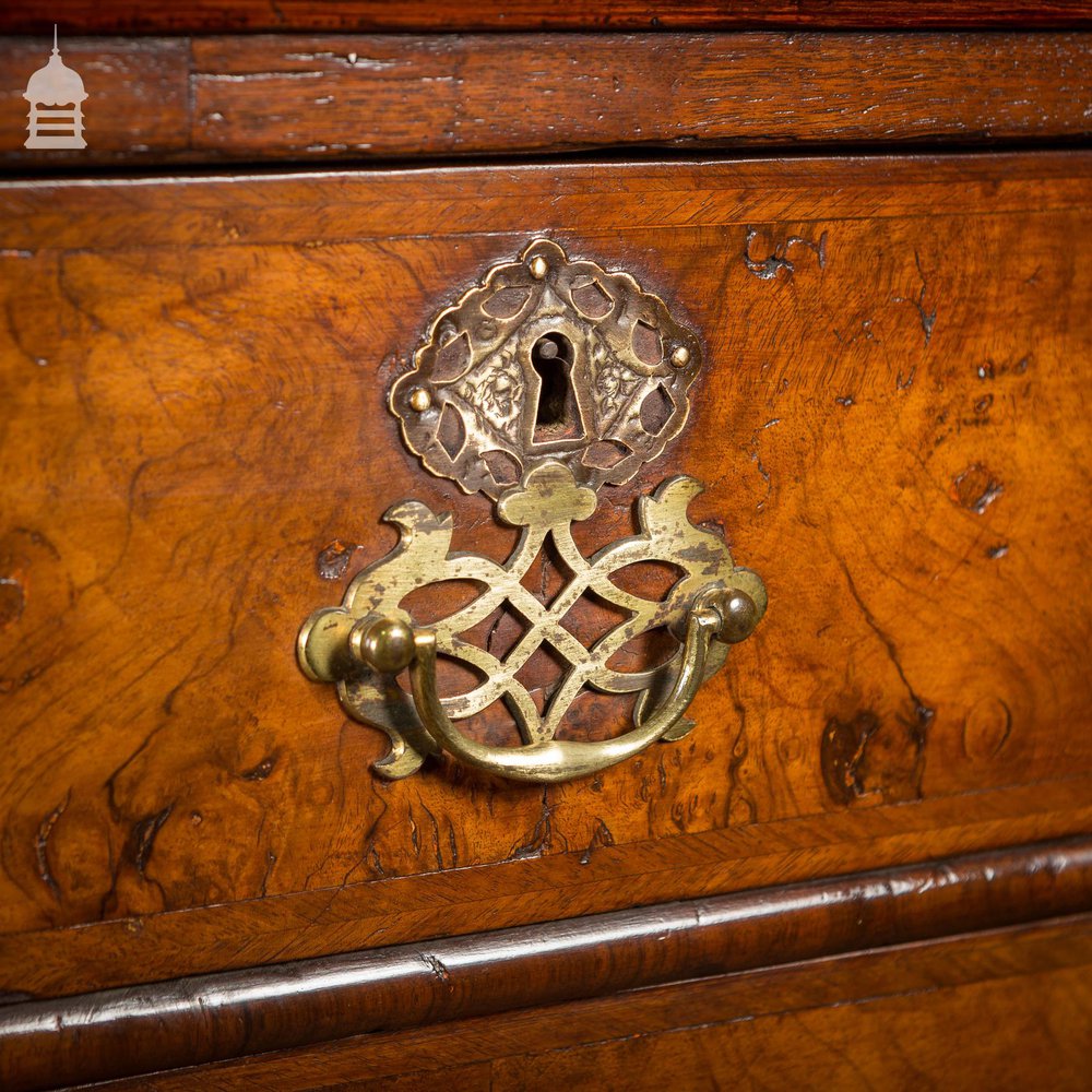 Late 17th C William & Mary Walnut Escritoire Secretaire