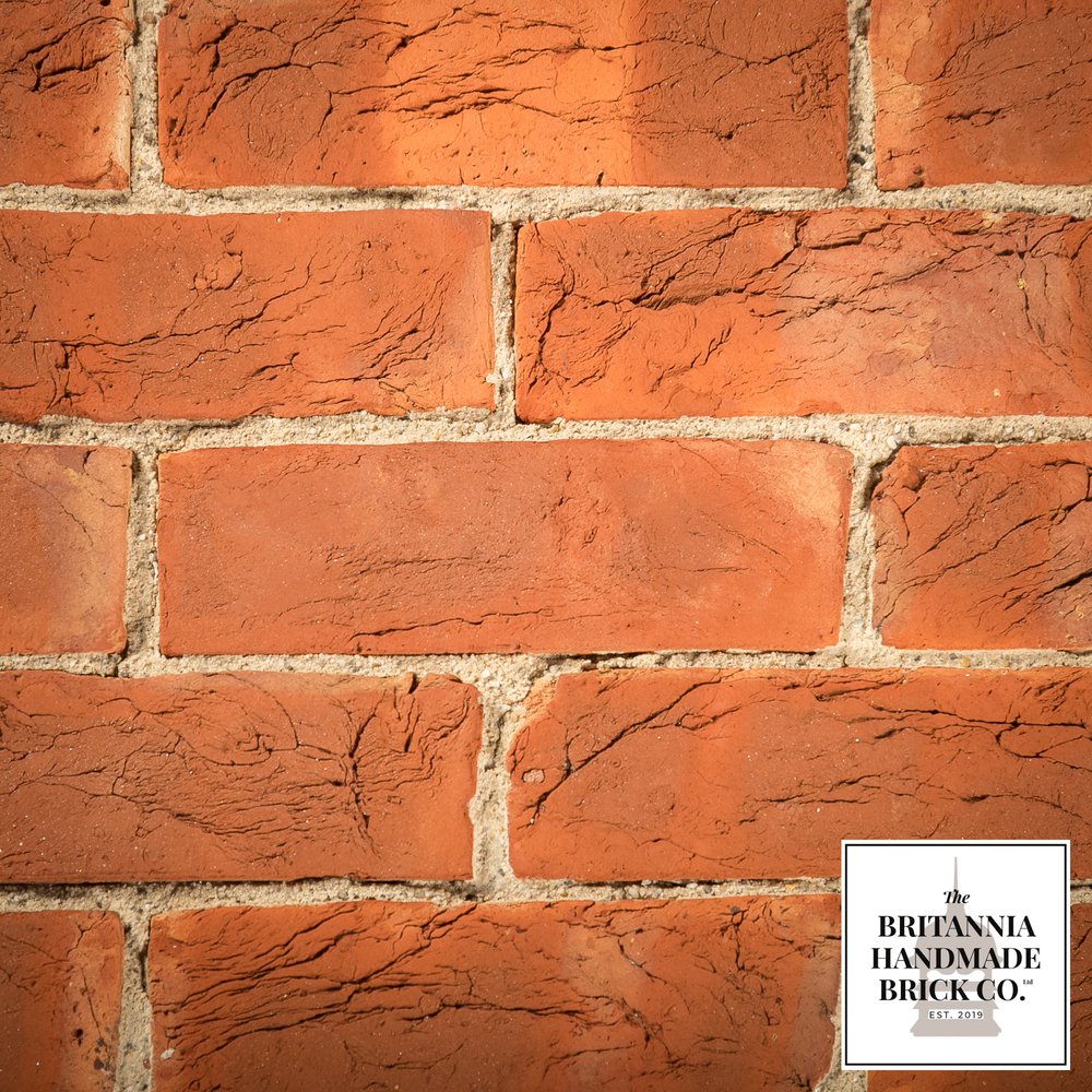 2 5/8" Handmade Red Brick, Period Style Facing Bricks
