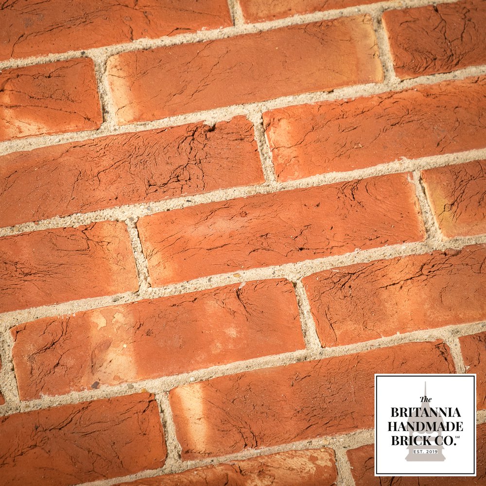 2.5" Handmade Red Brick, Period Style Facing Bricks