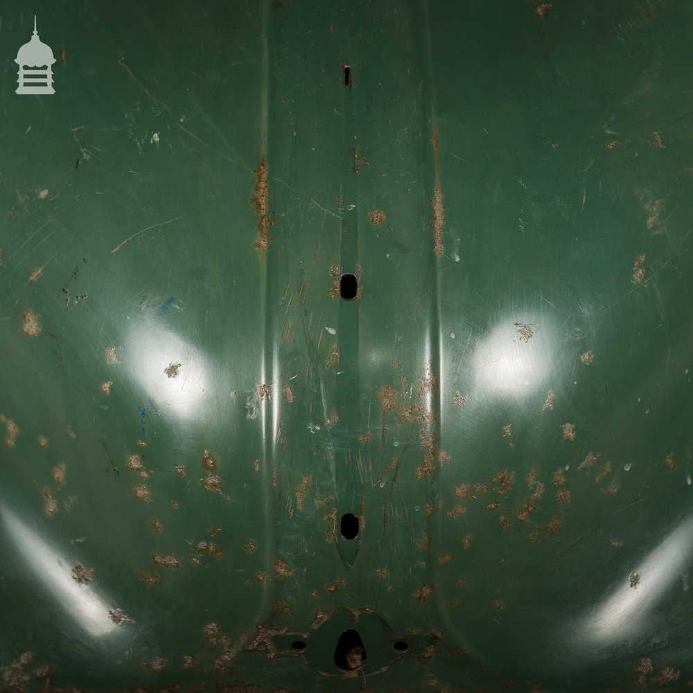Vintage Green Morris Minor 1000 Bonnet with Distressed Paint