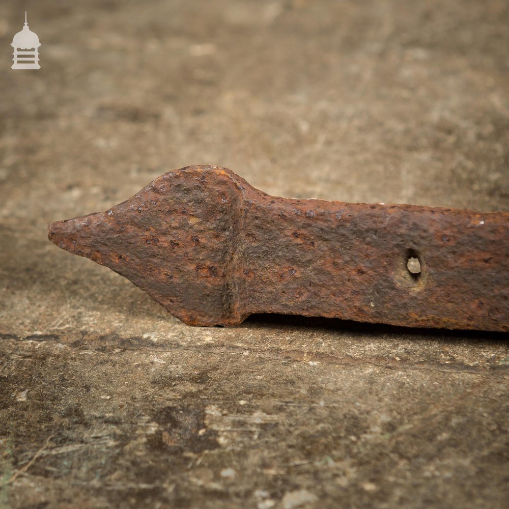 Small Blacksmith Made Wrought Iron Wall Tie Building Tie